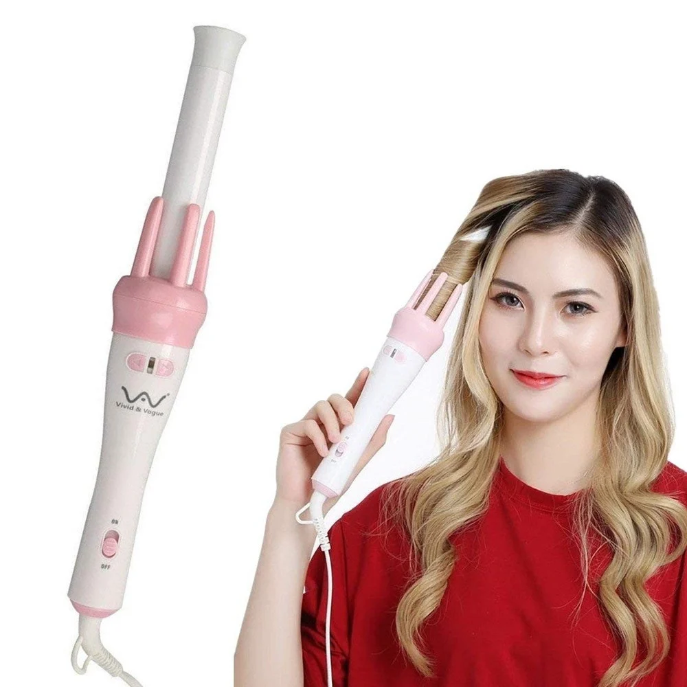 FERRO ARRICCIACAPELLI PIASTRA ROTANTE ARRICCIA CAPELLI RICCI AUTOMATICO PETTINE - TrAdE Shop Traesio