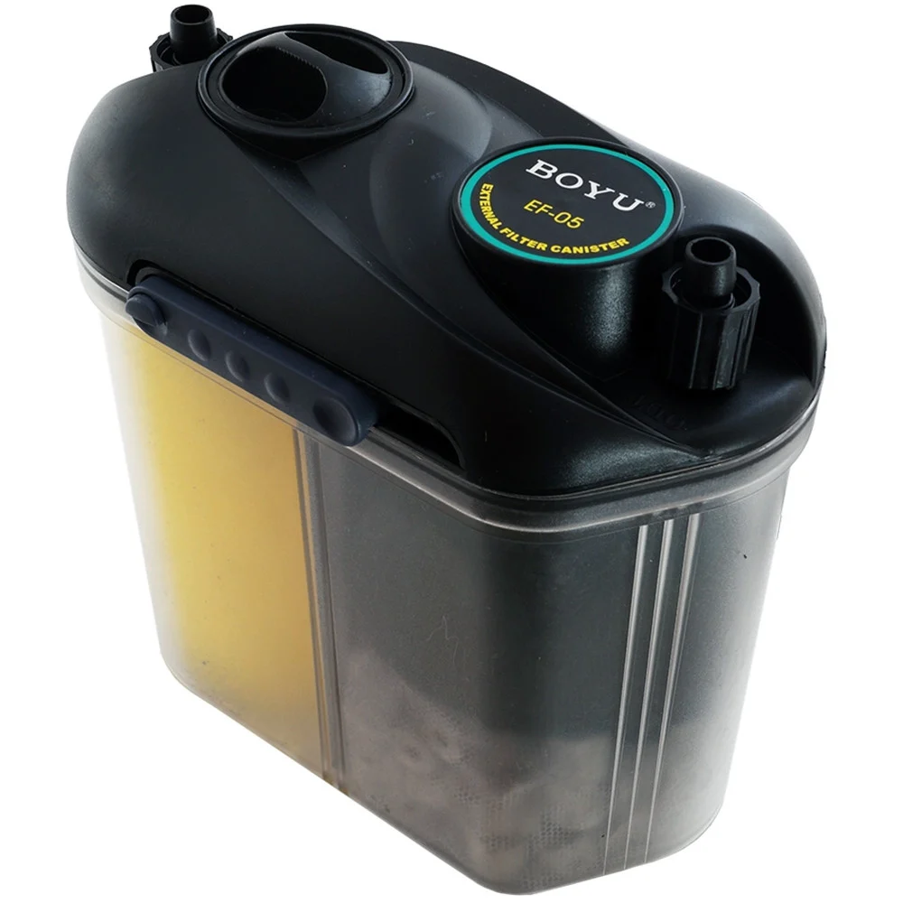 FILTRO ESTERNO PER ACQUARIO 5.5 W BOYU EF-05 150 L/H CANNOLICCHI CARBONI ATTIVI