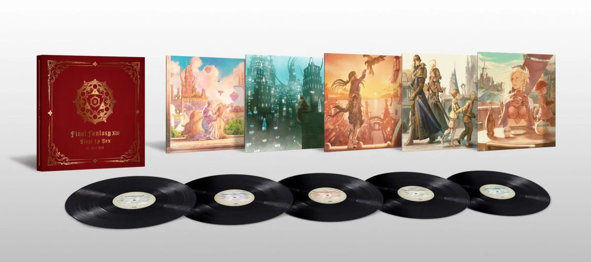 FINAL FANTASY XIV Vinyl LP Box Set 5 Discs Analog Music Collection