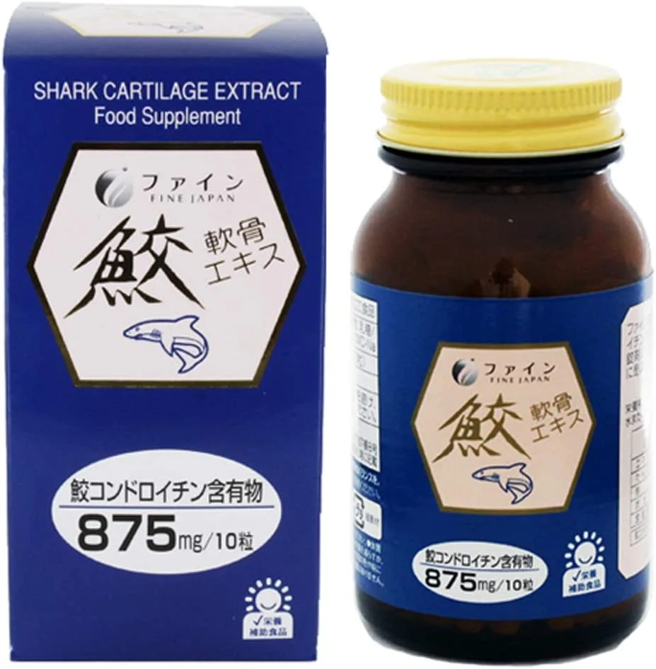 FINE JAPAN Shark Cartilage Chondroitin, Sụn Cá Mập, Bone and Joint Supplement