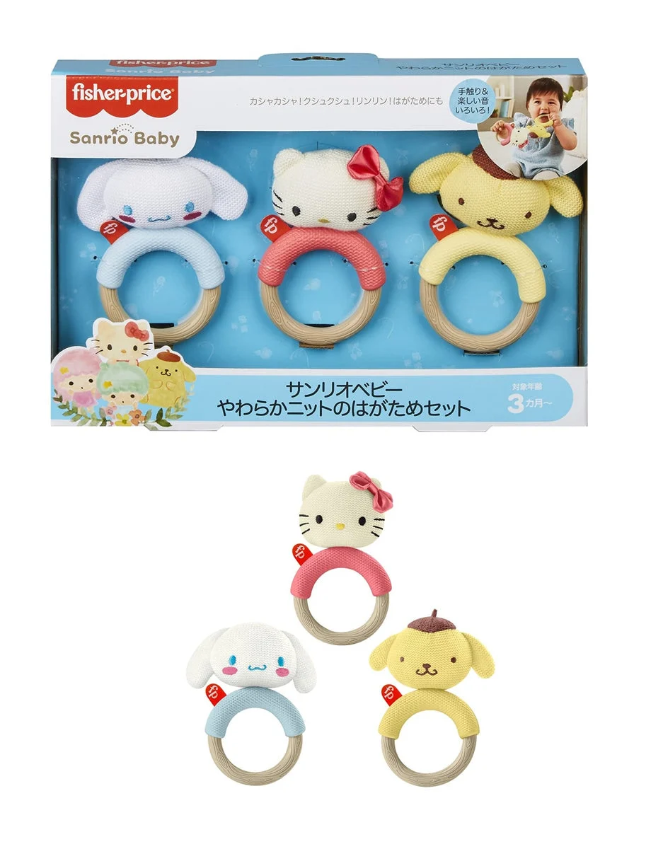 Fisher Price Set di Cappelli Morbidi Sanrio 3 Pezzi HBP48
