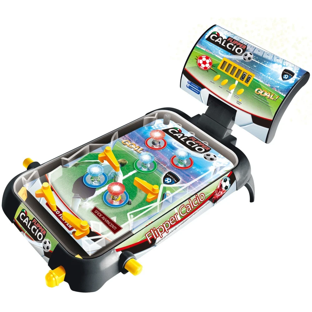 FLIPPER SOCCER DIGITALE LUCI E SUONI PUNTEGGIO AUTOMATICO GIOCATTOLO BAMBINI - TrAdE Shop Traesio