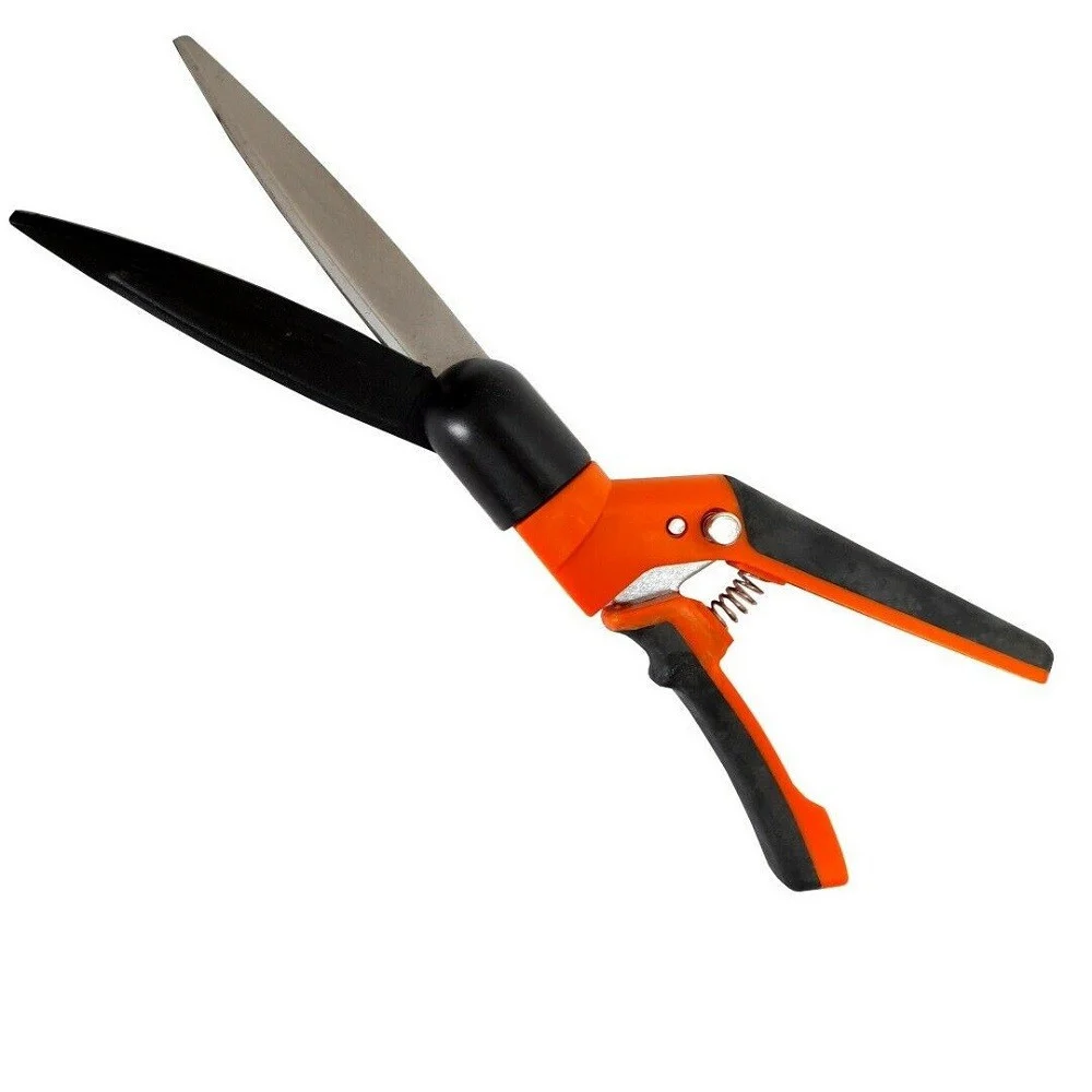 FORBICE TAGLIAERBA TAGLIA BORDI SIEPI CESPUGLI CON MANICO GIREVOLE 34CM - TrAdE Shop Traesio