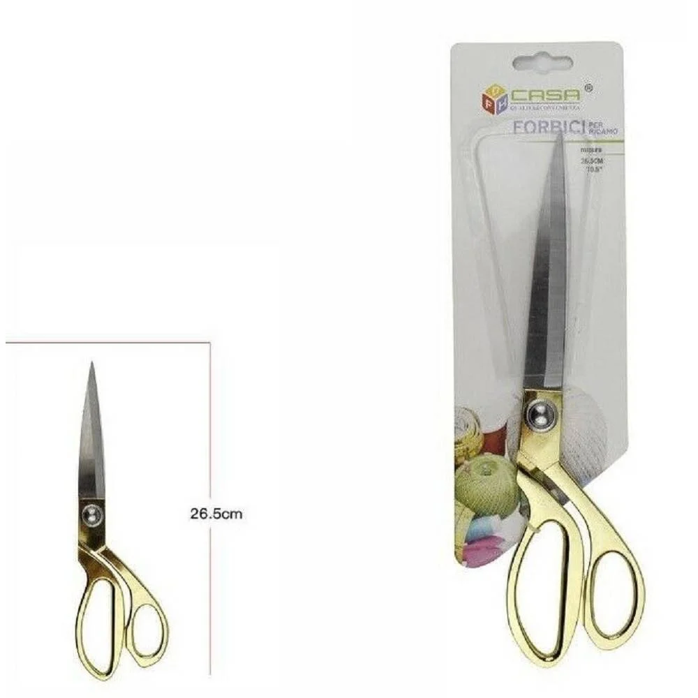 FORBICI FORBICE RICAMO SARTORIA SARTO CUCITO PROFESSIONALI 26,5CM 10,5″ 65045 - TrAdE Shop Traesio