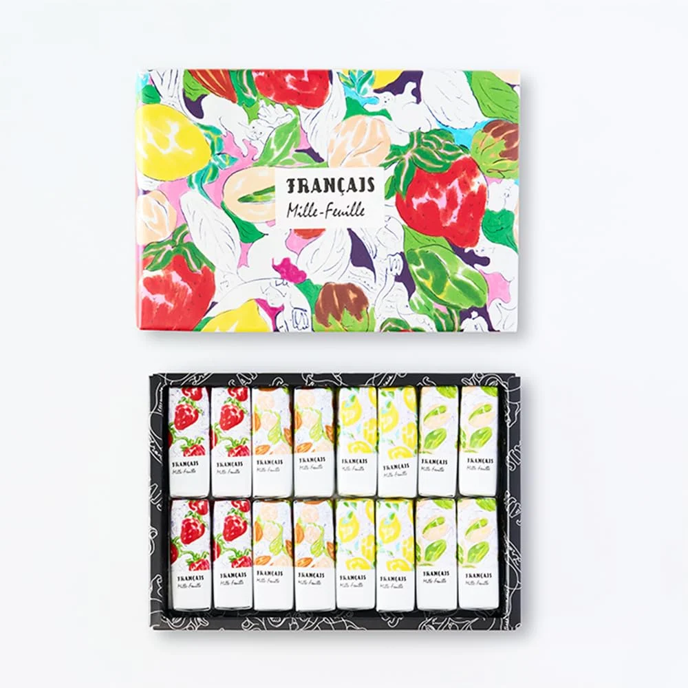 Francais Mille-feuille Assortment 16 Pezzi - Delizioso Dessert Francese