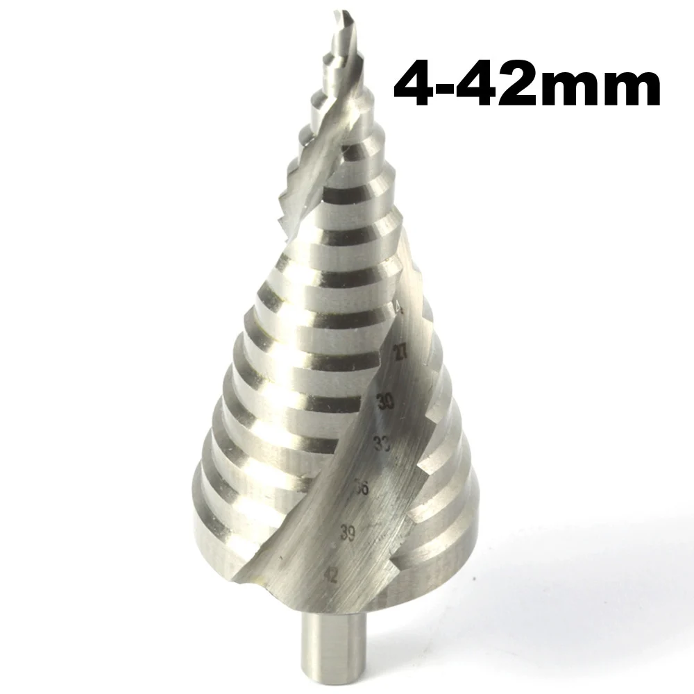FRESA A GRADINI SCALINI CONICA HSS 4-42MM ALLARGAFORI PUNTA PER METALLO
