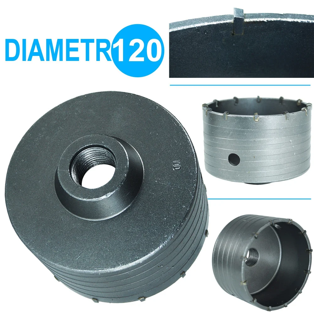 FRESA CAROTATRICE A TAZZA 120 MM PER MURO FRESE PIETRA CALCESTRUZZO CEMENTO - TrAdE Shop Traesio