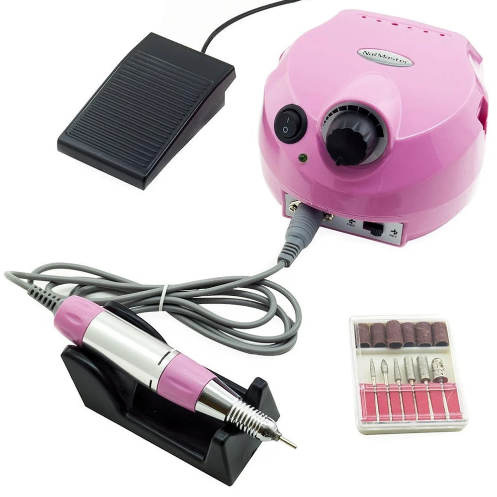 FRESA RICOSTRUZIONE UNGHIE NAIL ART PRO 35000 GIRI MANICURE PEDICURE CON PEDALE - TrAdE Shop Traesio
