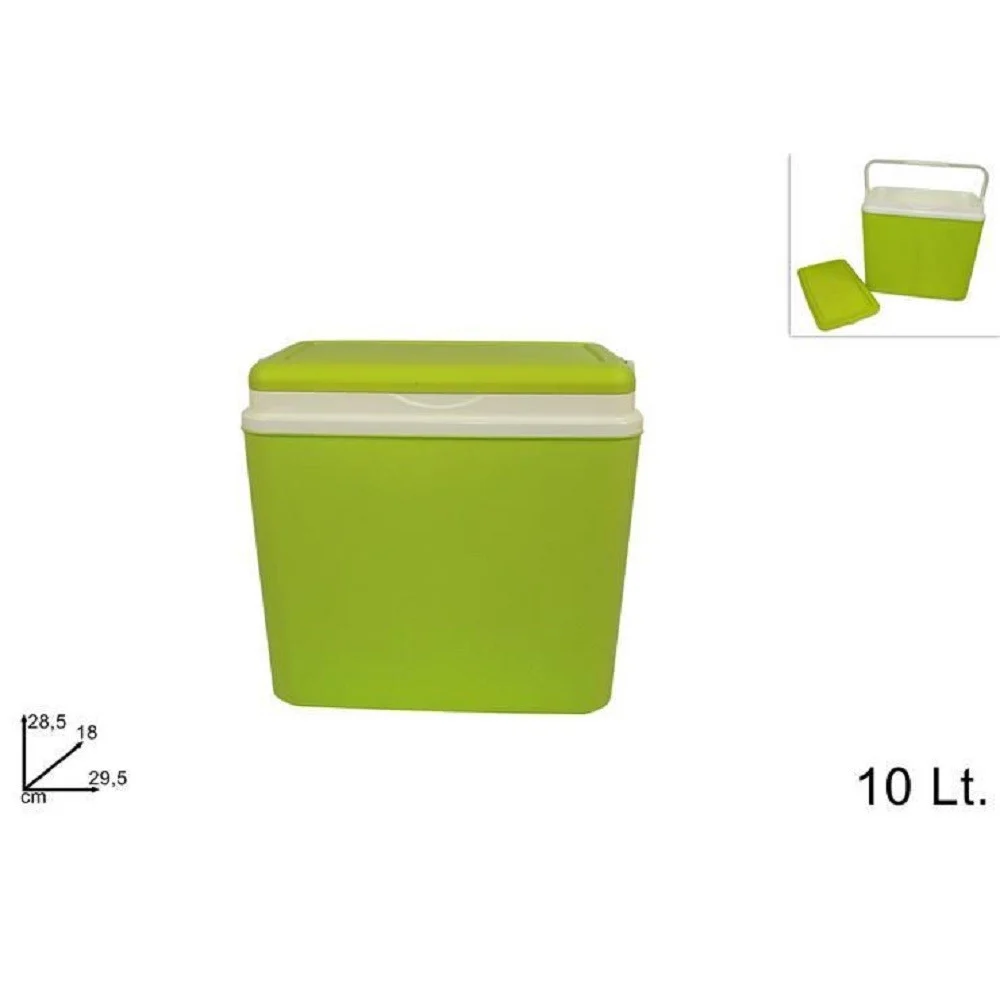 FRIGO PORTATILE BORSA TERMICA FRIGORIFERO 10LT CAMPEGGIO MARE ESTATE VERDE LIME - TrAdE Shop Traesio