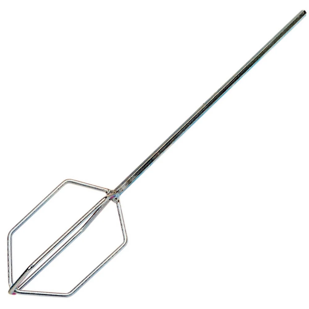 FRUSTA IN ACCIAIO ZINCATO PER MISCELATORE PITTURA COLLA MALTA LUNGHEZZA 40 CM - TrAdE Shop Traesio