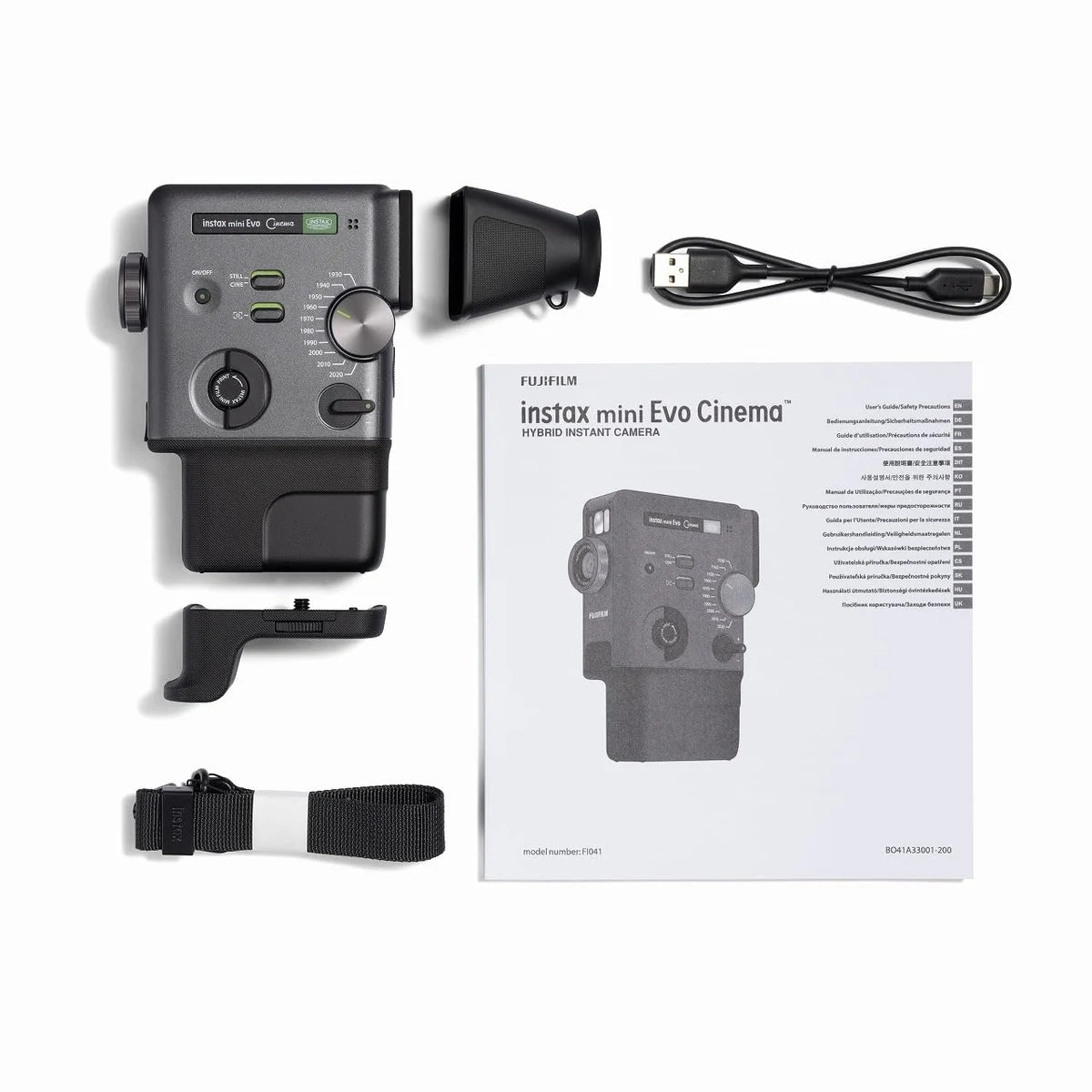 FUJIFILM instax mini Evo Cinema fotocamera istantanea ibrida e printer smartphone