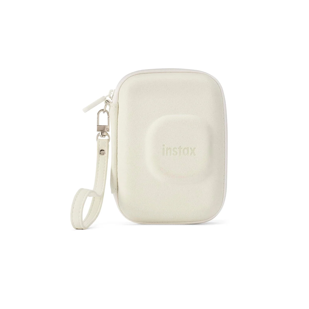 FUJIFILM instax mini LiPlay Camera Case with Strap - White - Compatible with Conventional Models