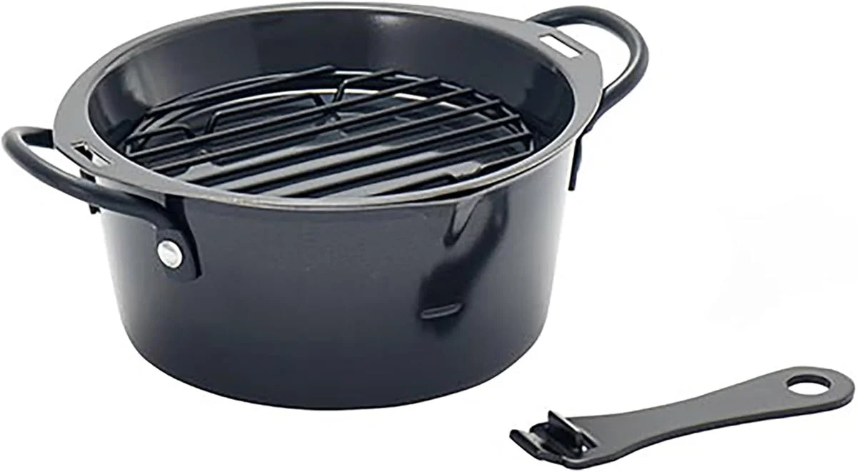 Pentola per frittura multifunzione con vassoio 16cm 20cm SKA-014 1,400ml 2,800ml