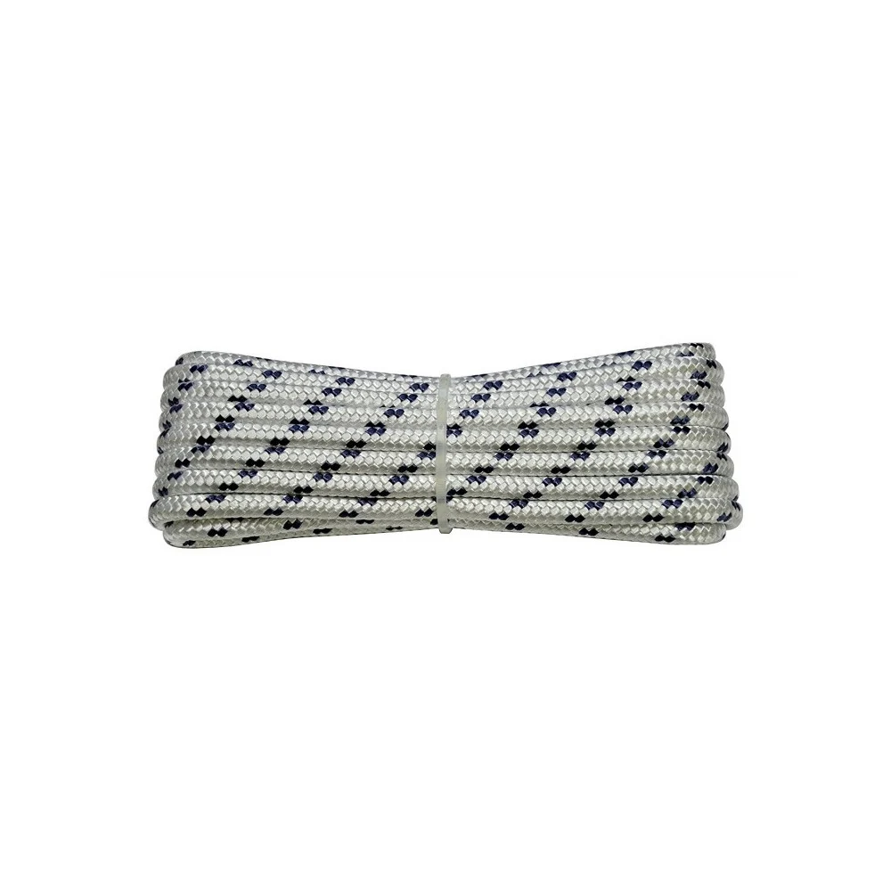 FUNE NYLON MULTIUSO INTRECCIATA BIANCO NERO NAUTICA 8MM 15MT CORDA INTRECCIATA - TrAdE Shop Traesio