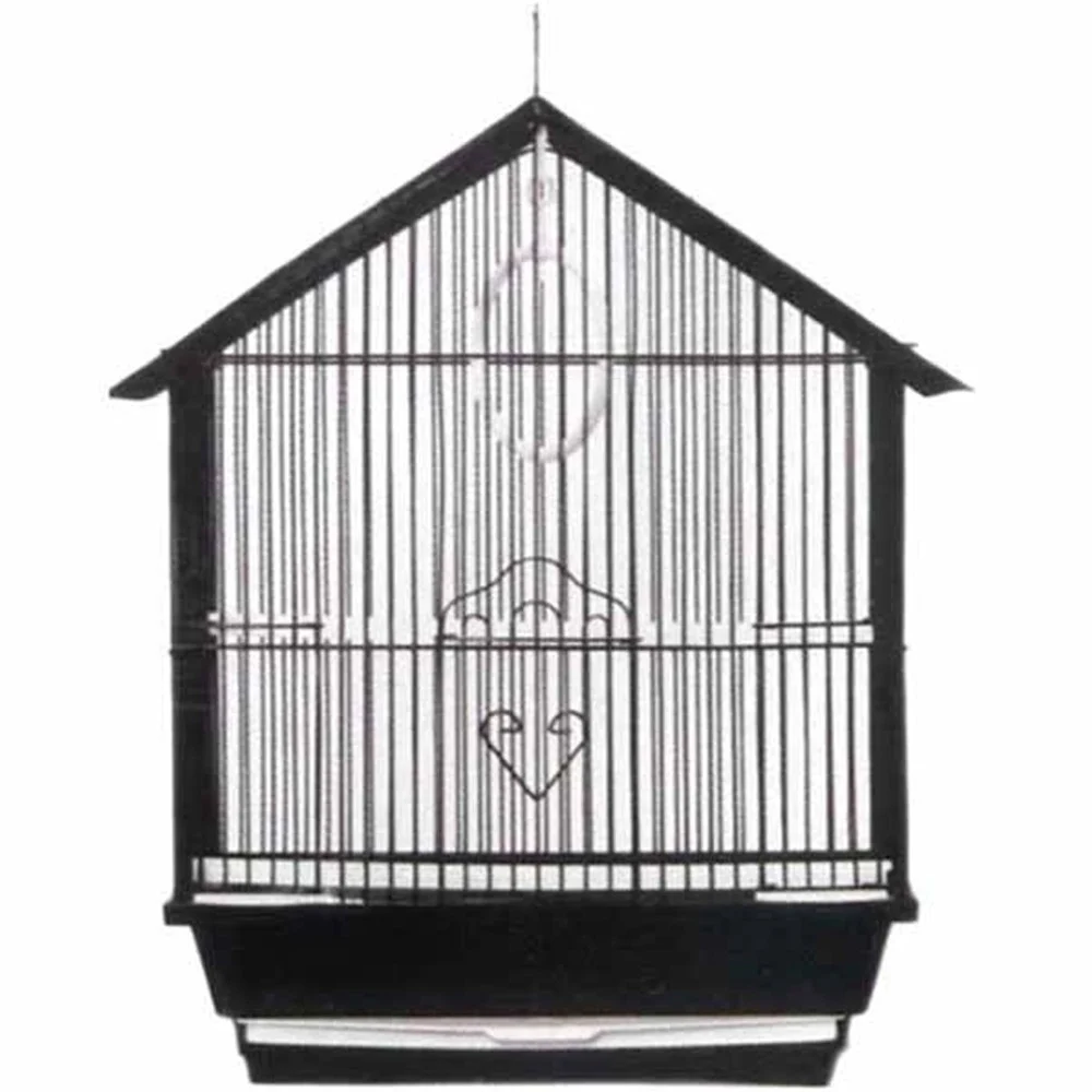 GABBIA PER UCCELLI GABBIETTA CANARINI COLORI ASSORTITI 45X28X34 FORMA CASETTA - TrAdE Shop Traesio