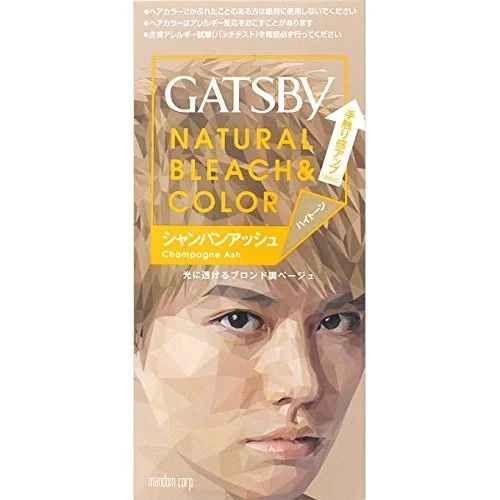 Gatsby Natural Bleach Hair Color Champagne Ash 35g 70ml by Mandom