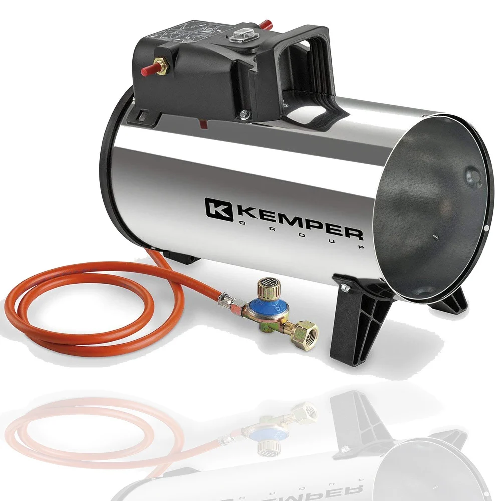 GENERATORE DI ARIA CALDA RISCALDATORE A GAS MOBILE PORTATILE REGOLABILE 18 KW - TrAdE Shop Traesio
