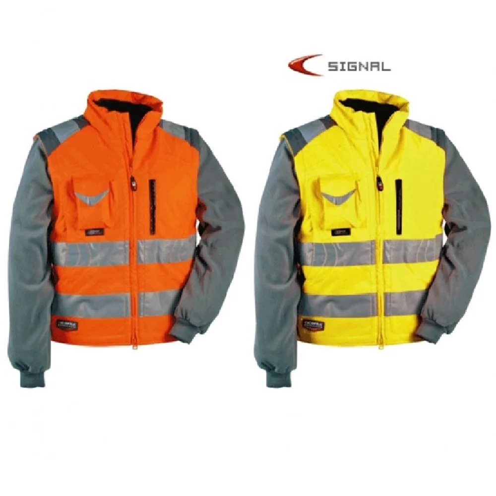 GILET IMBOTTITO SIGNAL COFRA CATARIFRANGENTE DA LAVORO ANTINFORTUNISTICA GIUBBIN - Cofra ®