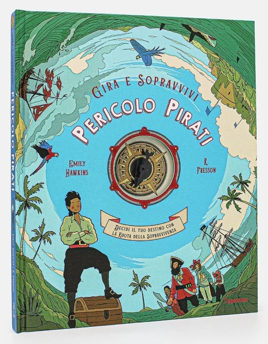 gira e sopravvivi – pericolo pirati - Libri e DVD