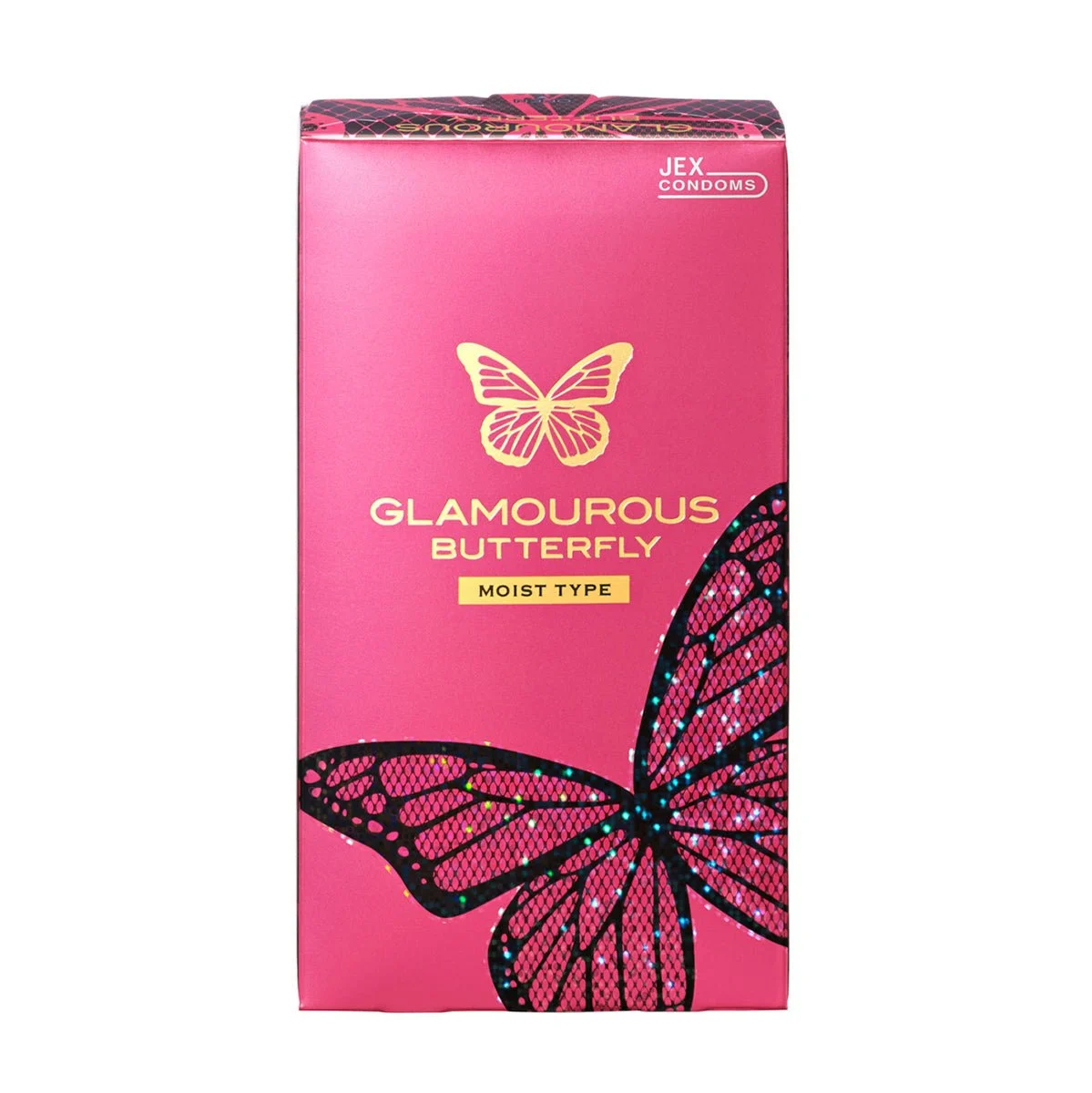 Glamourous Butterfly Moist 12 Count Lubricated Condoms