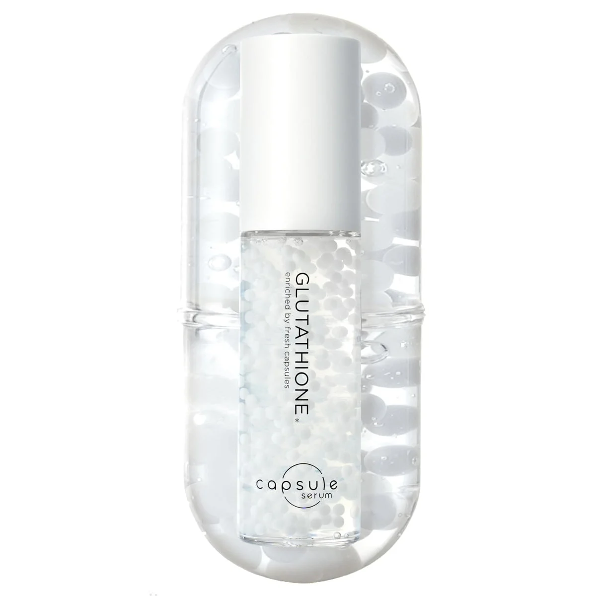 Siero capsule glutatione con Vitamina C e niacinamide 30 ml luminosità pori - Capsule Serum