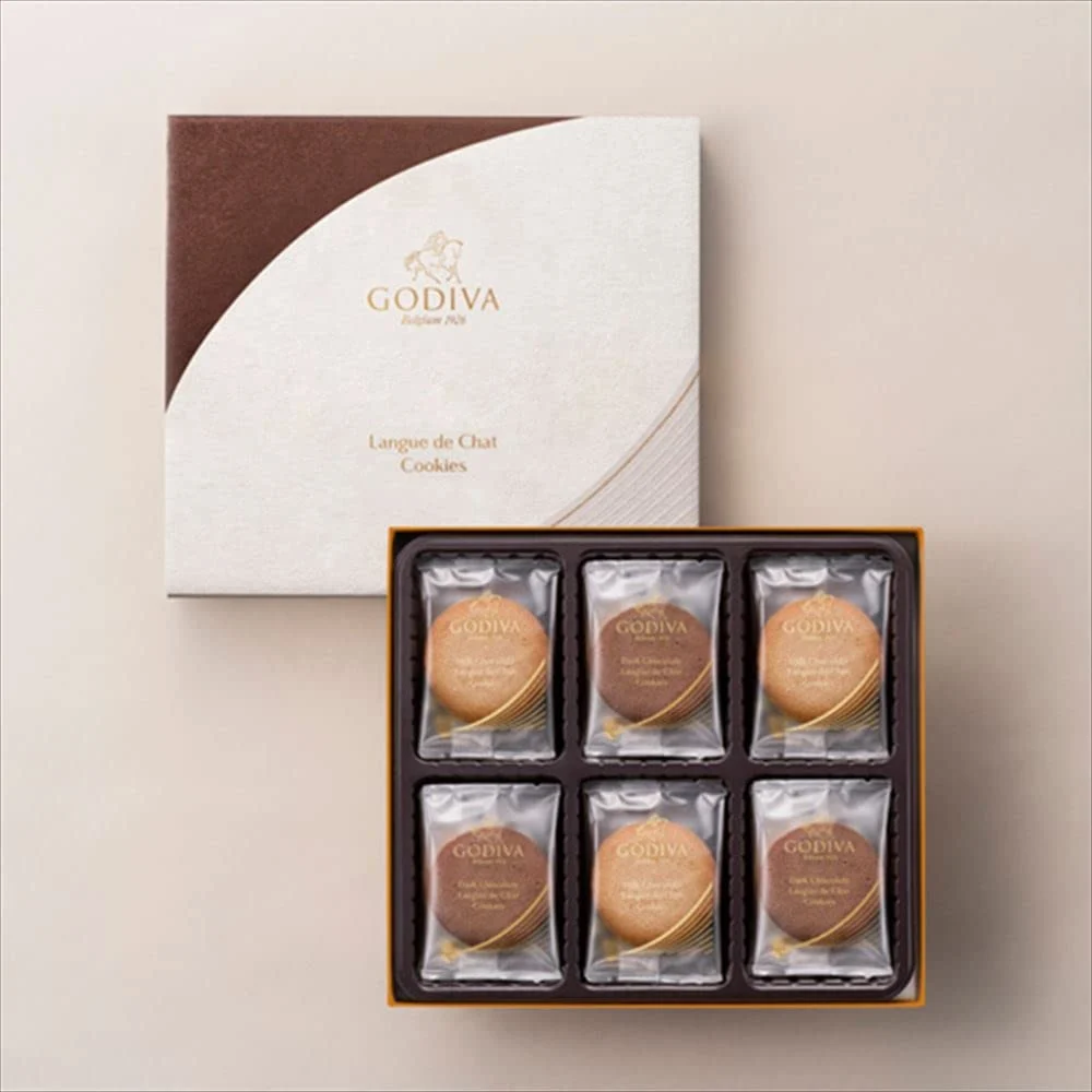 GODIVA Assortimento di Biscotti Langdosha (18 Biscotti)