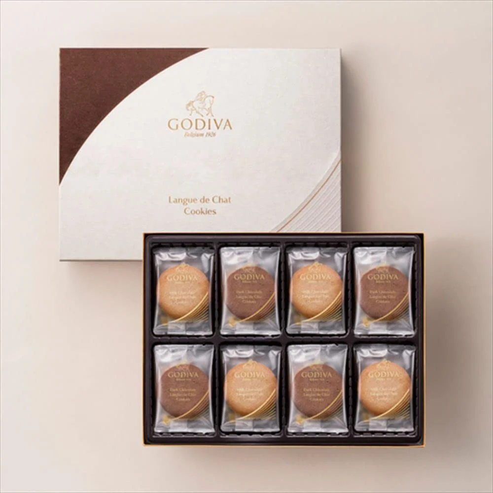 GODIVA Assortimento di Biscotti Langdosha (30 Biscotti)