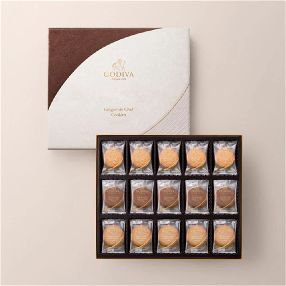 GODIVA Assortimento di Biscotti Langdosha (52 Biscotti)