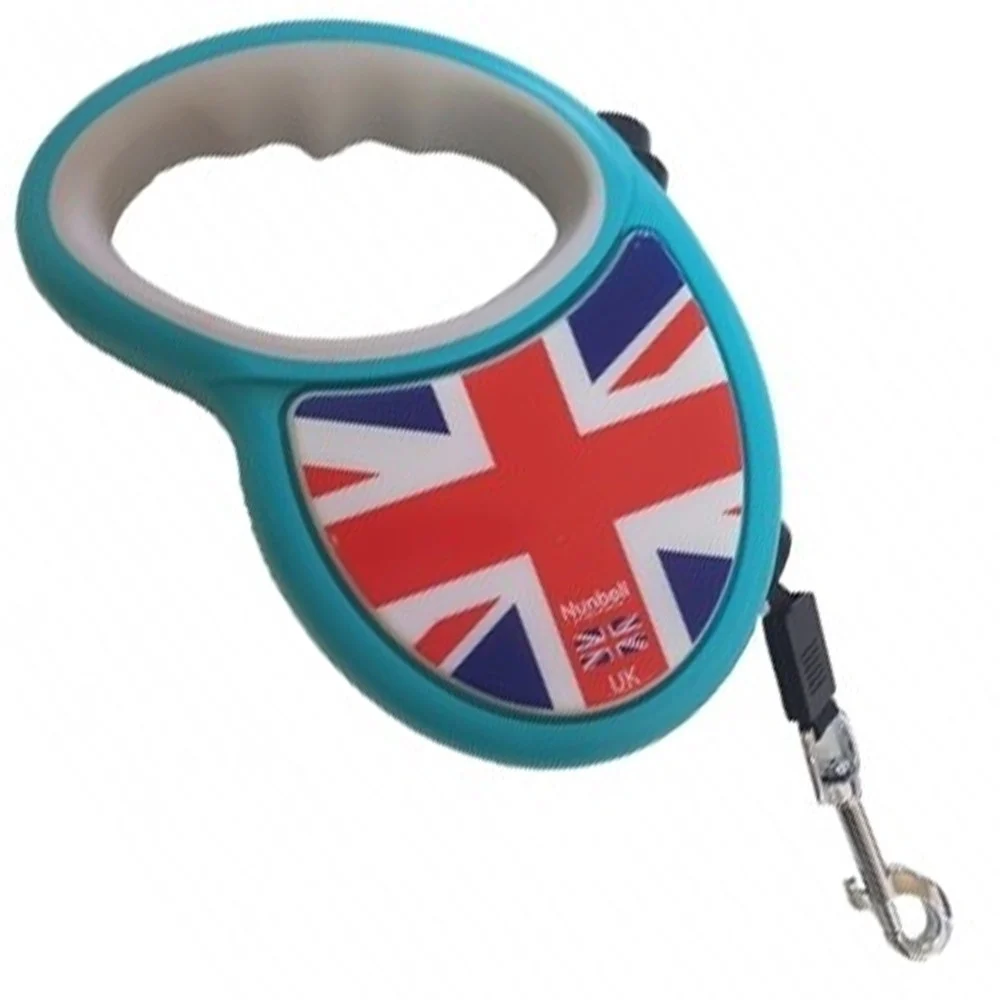 GUINZAGLIO INGHILTERRA FLEXI RETRATTILE 3MT AVVOLGIBILE ESTENSIBILE CANE 15KG - TrAdE Shop Traesio
