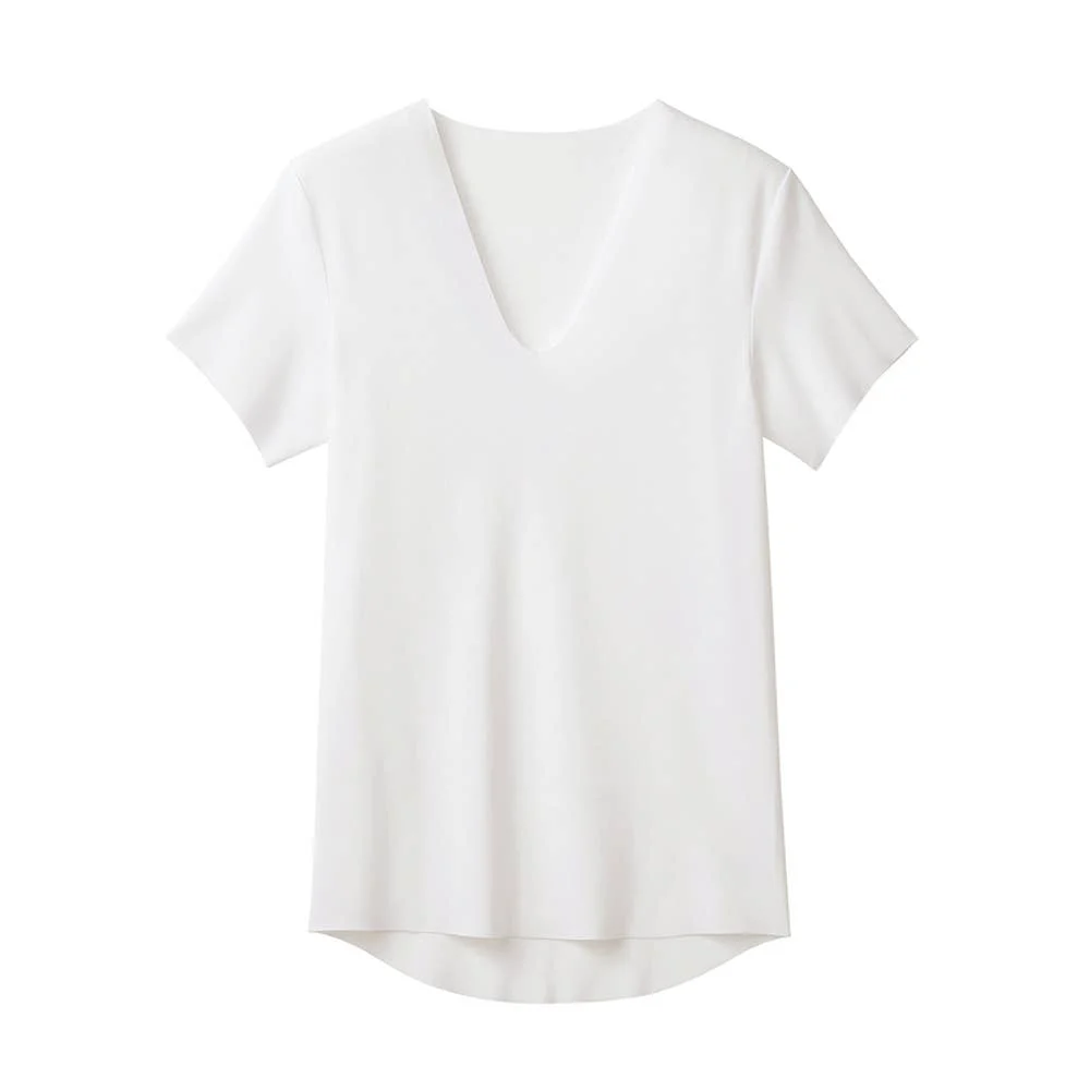 GUNZE YG T-shirt intima scollo V invisibile YVC015A
