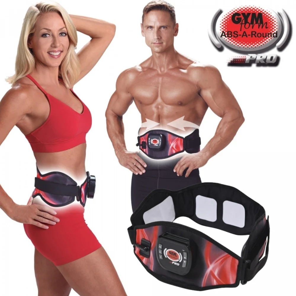 GYM FORM ABS A ROUND PRO FASCIA ELETTROSTIMOLATORE CINTURA DIMAGRANTE ADDOMINALI - TrAdE Shop Traesio