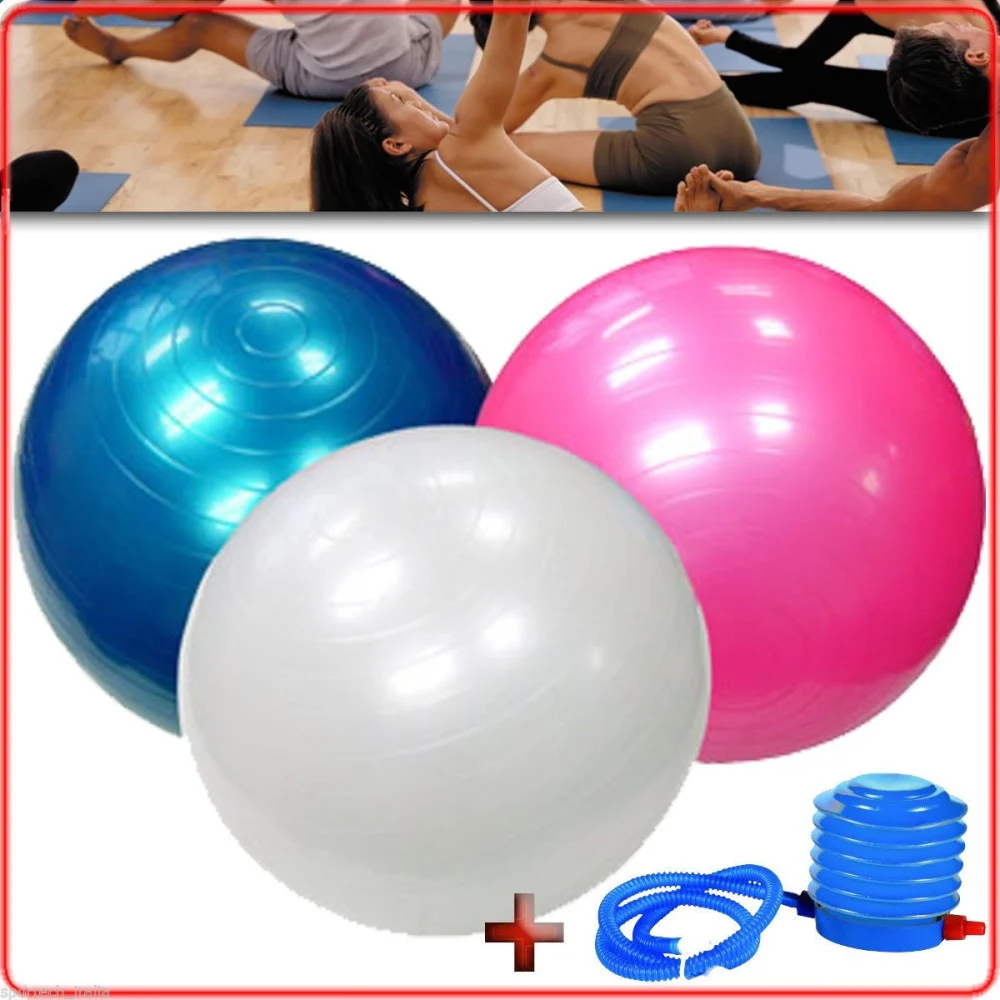 GYMBALL PALLA PER ESERCIZI ADDOMINALI YOGA PILATES FITNESS PALESTRA GRAVIDANZA - TrAdE Shop Traesio