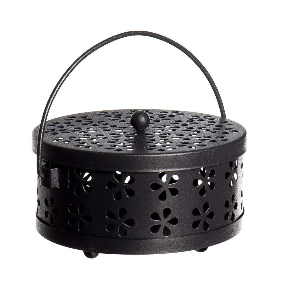 Hachibanya Katori Senko Steel Mosquito Coil Holder Portable Hanging Insect Repellent Pot