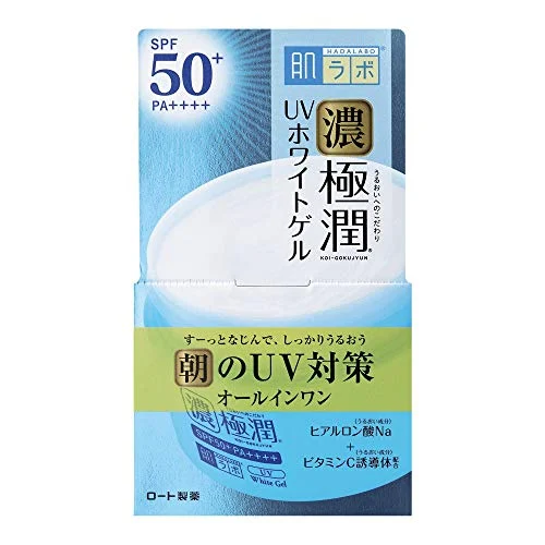 Hada Labo Gokujyun Gel Crema UV Bianco SPF50+ PA++++ 90g - ROHTO