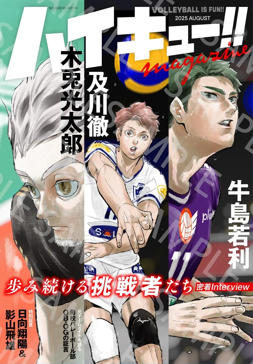 Haikyu!! magazine 2025 AUGUST (Shueisha Mook) - WAFUU JAPAN