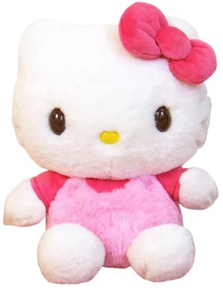 Hello Kitty peluche soffice piccolo rosa 19 5x16 5x11 cm