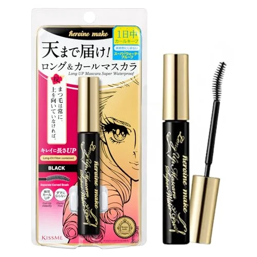 Heroine Make Long UP Mascara Waterproof 01 Black 6g - WAFUU JAPAN