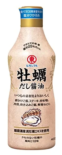 Higashimaru Shoyu Oyster Dashi Shoyu 400ml - 3 Bottles