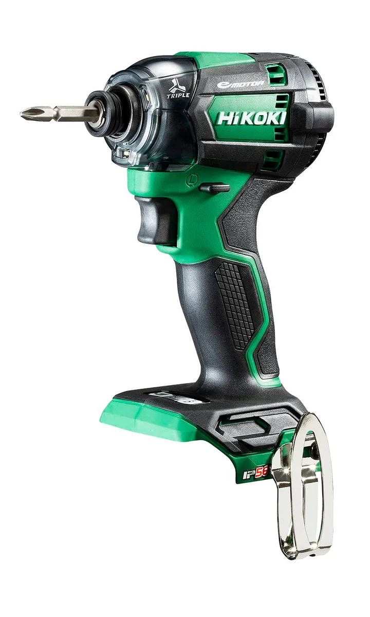 HiKOKI 18V Impact Driver 180 N-m Torque WH18DC Aggressive Green Battery