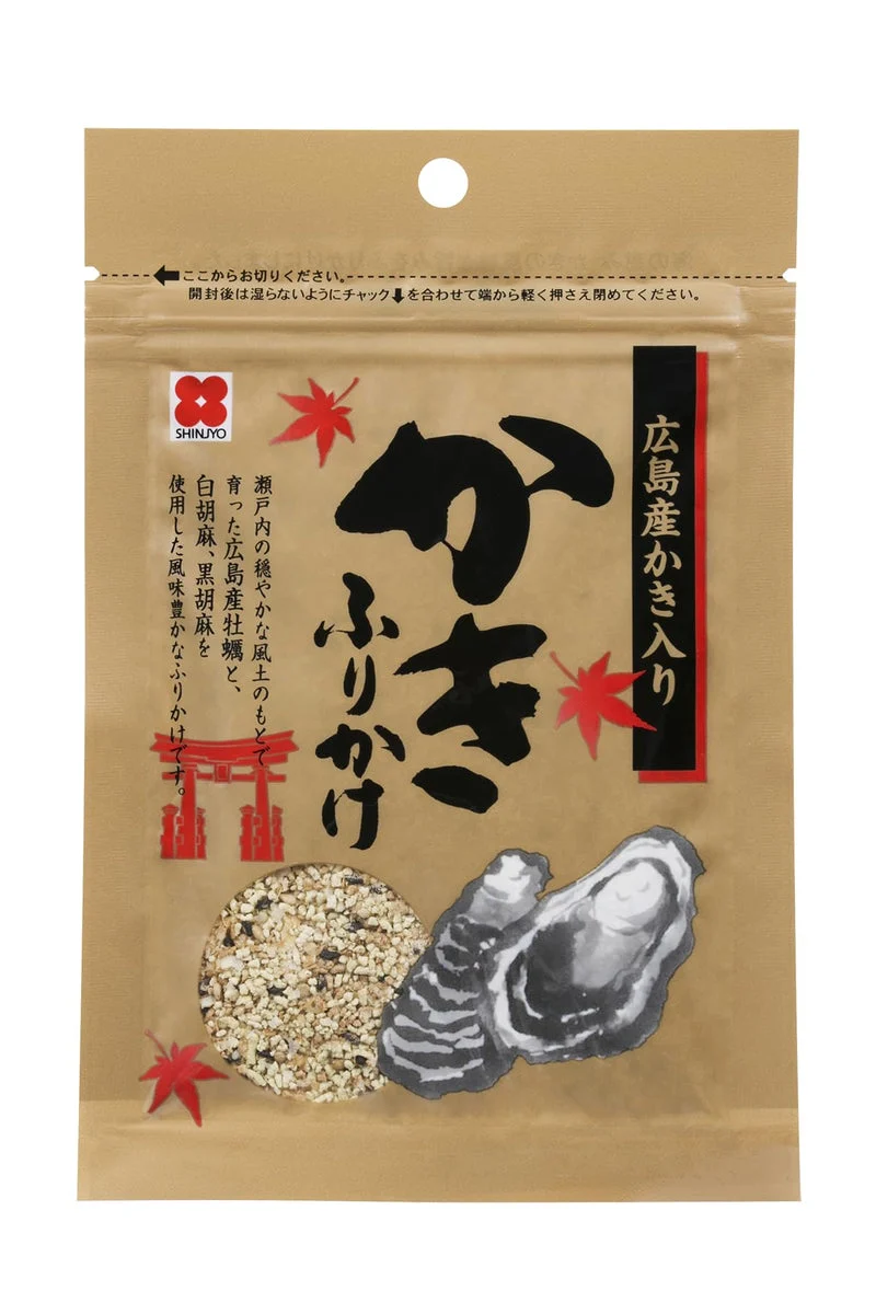 Hiroshima Oyster Furikake 30g 4 Bags Set - Shinjyo Miso