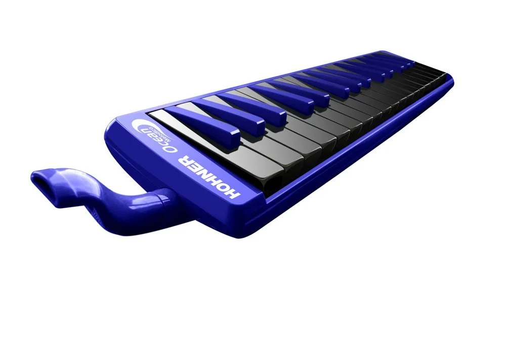 HOHNER Ocean melodica 32 tasti alto blu con custodia rigida e 2 bocchini
