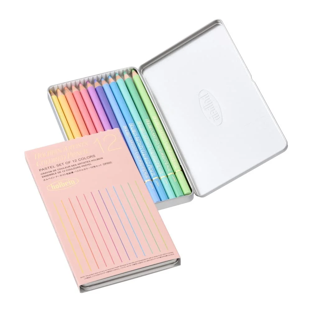Holbein Artists Colored Pencils OP903 Pastel Tone 12 Colors Set 20903
