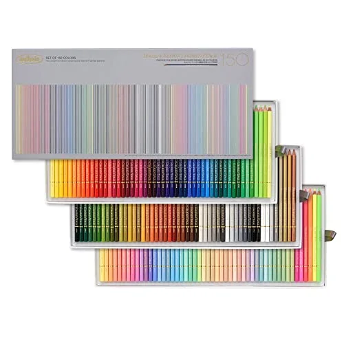 Holbein Lápices de Colores Set 150 colores caja de papel