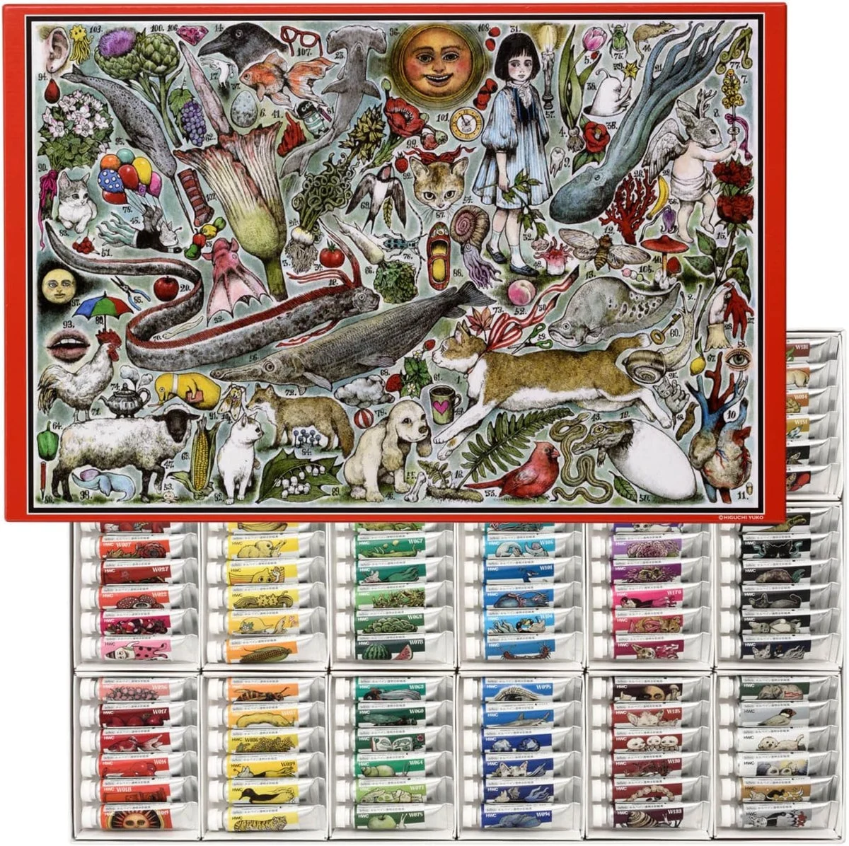 Holbein Transparent Watercolor Paint Higuchi Yuko 2023 108 colors Set 5ml
