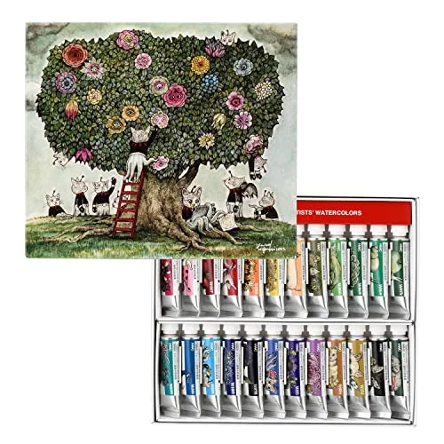 Holbein Watercolor Paint Set 24 Colors 5ml No.2 Limited Edition 2023