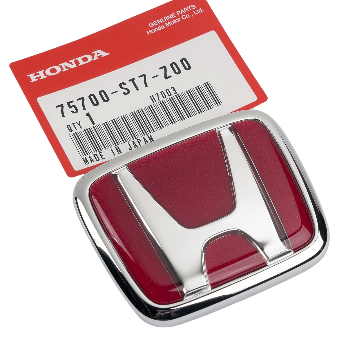 HONDA Emblema Anteriore Centro (H) Codice Part No. 75700-ST7-Z00