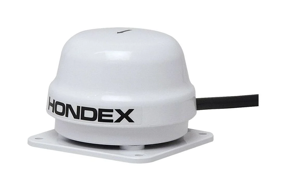 HONDEX Fish Finder GPS Antenna with Built-in Heading Sensor (SBAS) GP-16HD