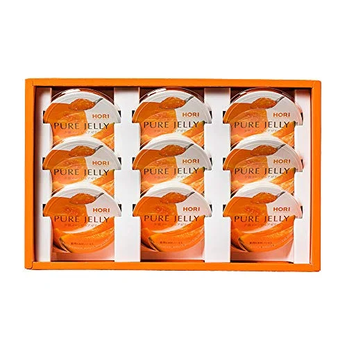 HORI Yubari Melon Pure Jelly 9pcs Award-Winning Dessert Made in Japan