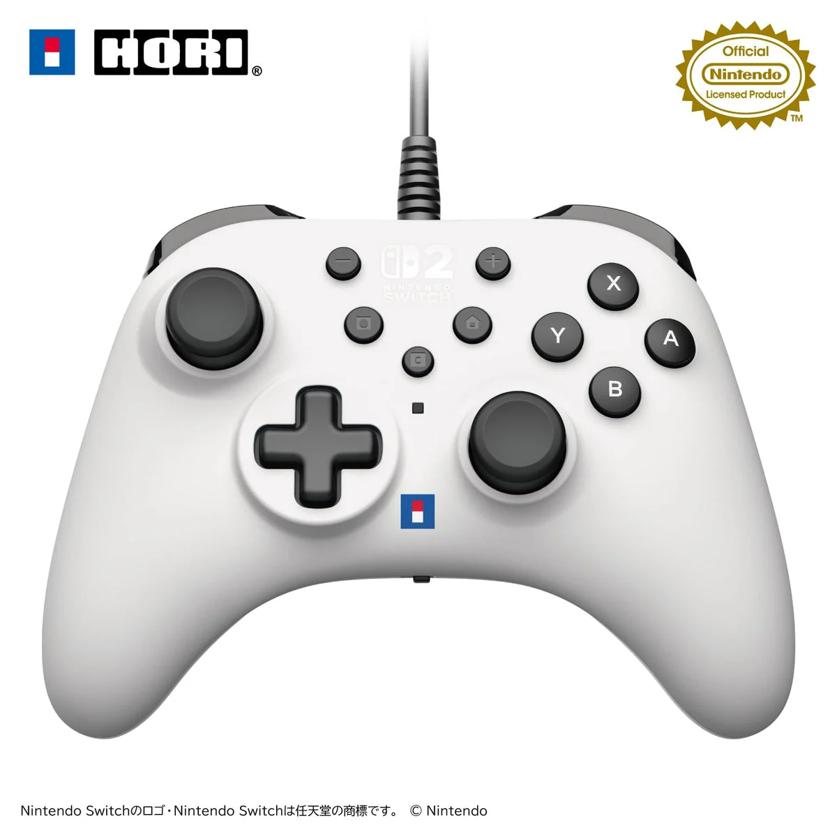 Horipad Turbo Controller for Nintendo Switch and Windows PC White