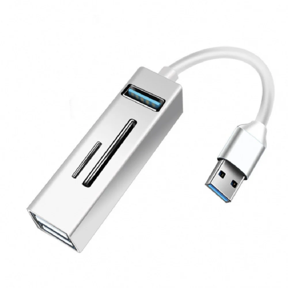 HUB USB 3.0 5 IN 1 LETTORE DI MEMORIE PENDRIVE USB COMPUTER PC NOTEBOOK Q-HU803